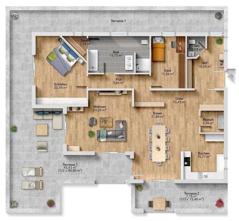 Thumbnail-Wohnung zum Kaufen in Weikersheim 899.423,25 € 192.39 m²