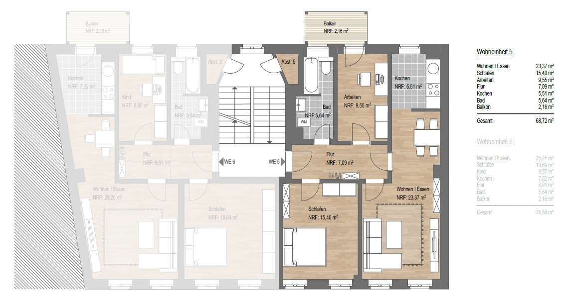 Thumbnail-Wohnung zum Kaufen in Leipzig 190.830,00 € 68.72 m²