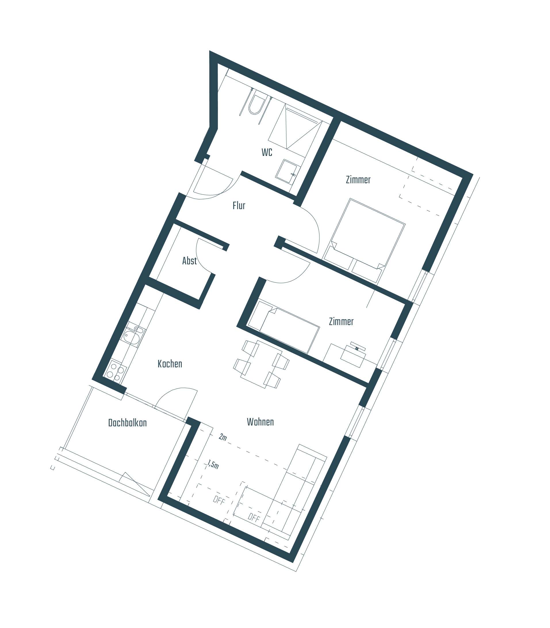 Thumbnail-Wohnung zum Kaufen in Notzingen 421.000,00 € 73.68 m²