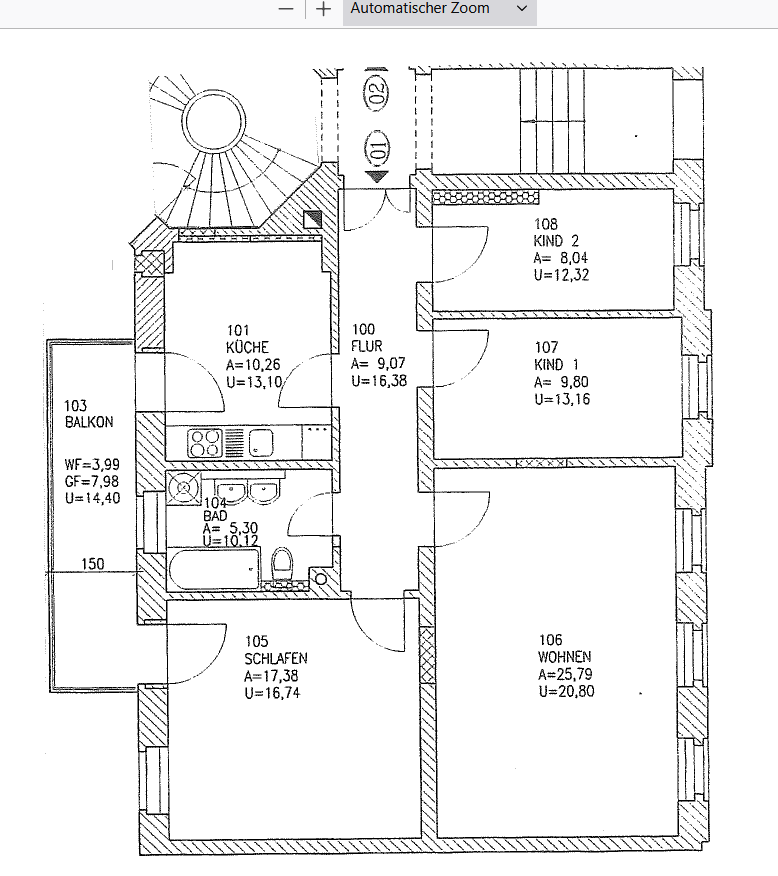 Thumbnail-Wohnung zum Kaufen in Leipzig 256.000,00 € 90 m²