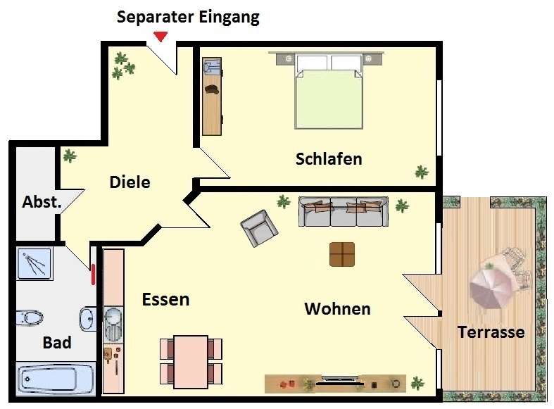 Thumbnail-Wohnung zum Mieten in Troisdorf 1.365,00 € 91 m²