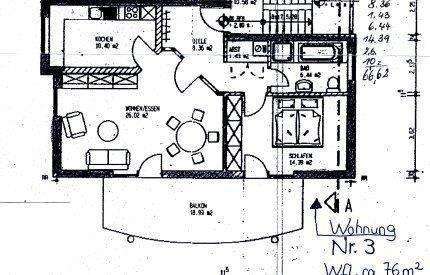 Thumbnail-Wohnung zum Mieten in Bad Kreuznach 730,00 € 73 m²