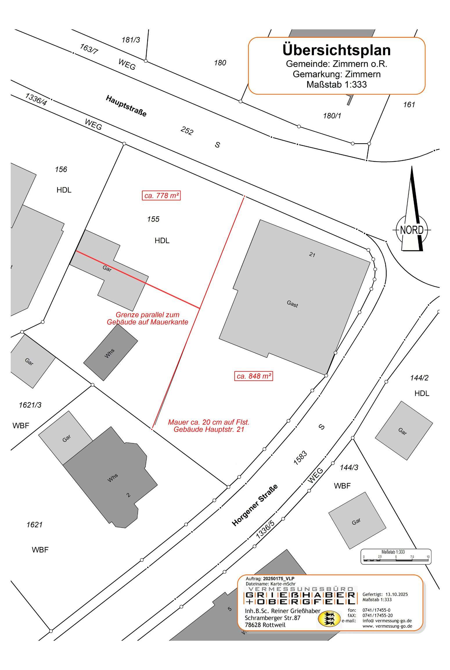 Thumbnail-Grundstück zu verkaufen in Zimmern ob Rottweil 409.974,00 € 389 m²