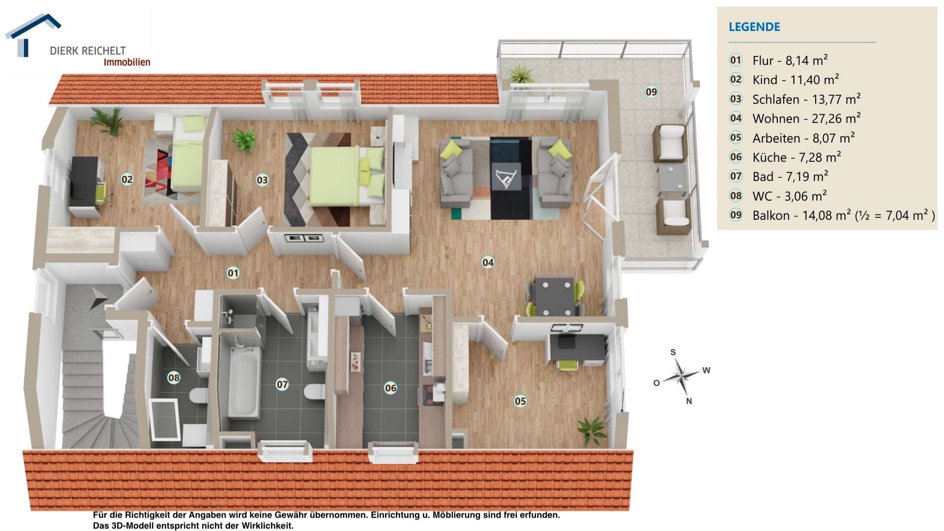 Thumbnail-Wohnung zum Mieten in Mainz 1.450,00 € 93 m²