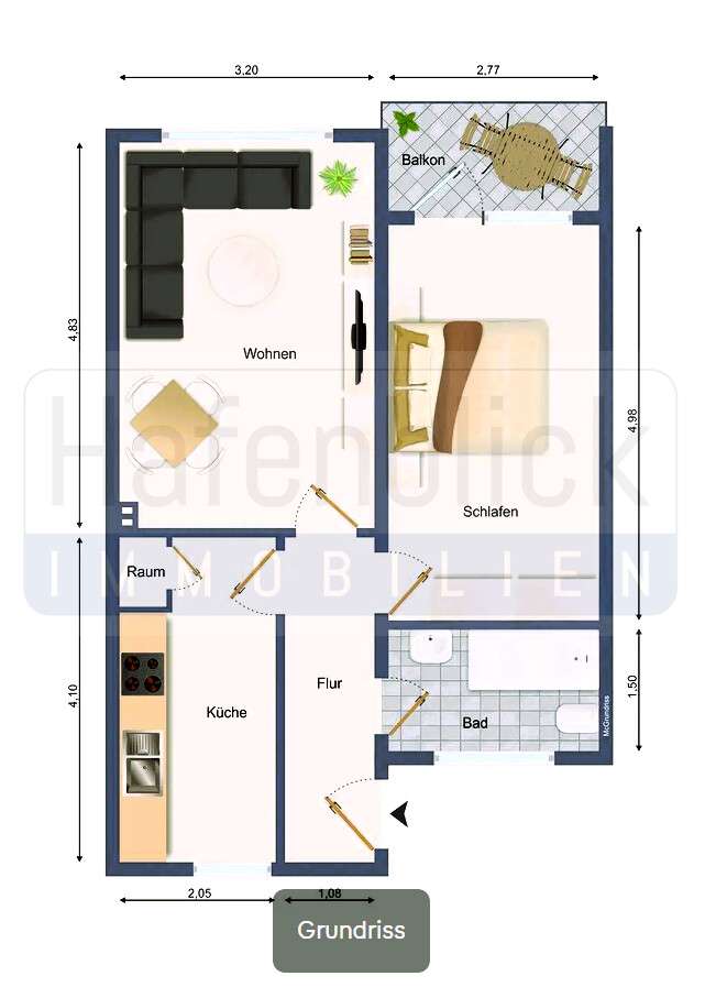 Thumbnail-Wohnung zum Kaufen in Mölln 80.000,00 € 46.3 m²