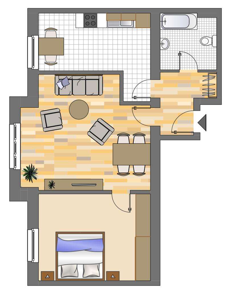 Thumbnail-Wohnung zum Mieten in Herne 449,00 € 59.73 m²