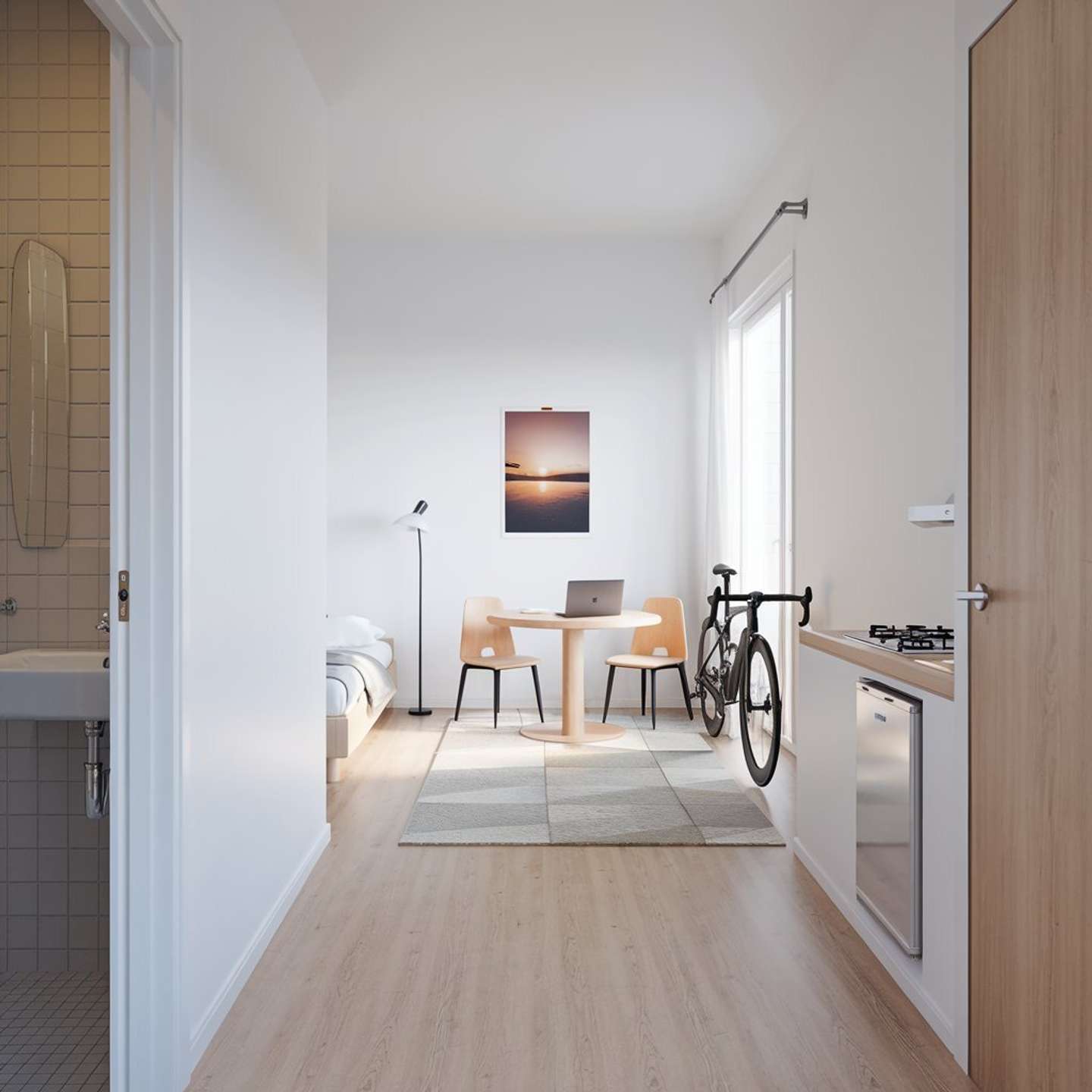 Thumbnail-Wohnung zum Kaufen in Kaiserslautern 59.000,00 € 21.32 m²