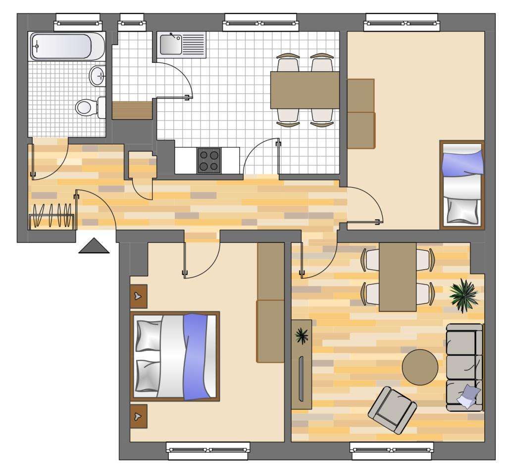 Thumbnail-Wohnung zum Mieten in Dortmund 699,00 € 76.17 m²