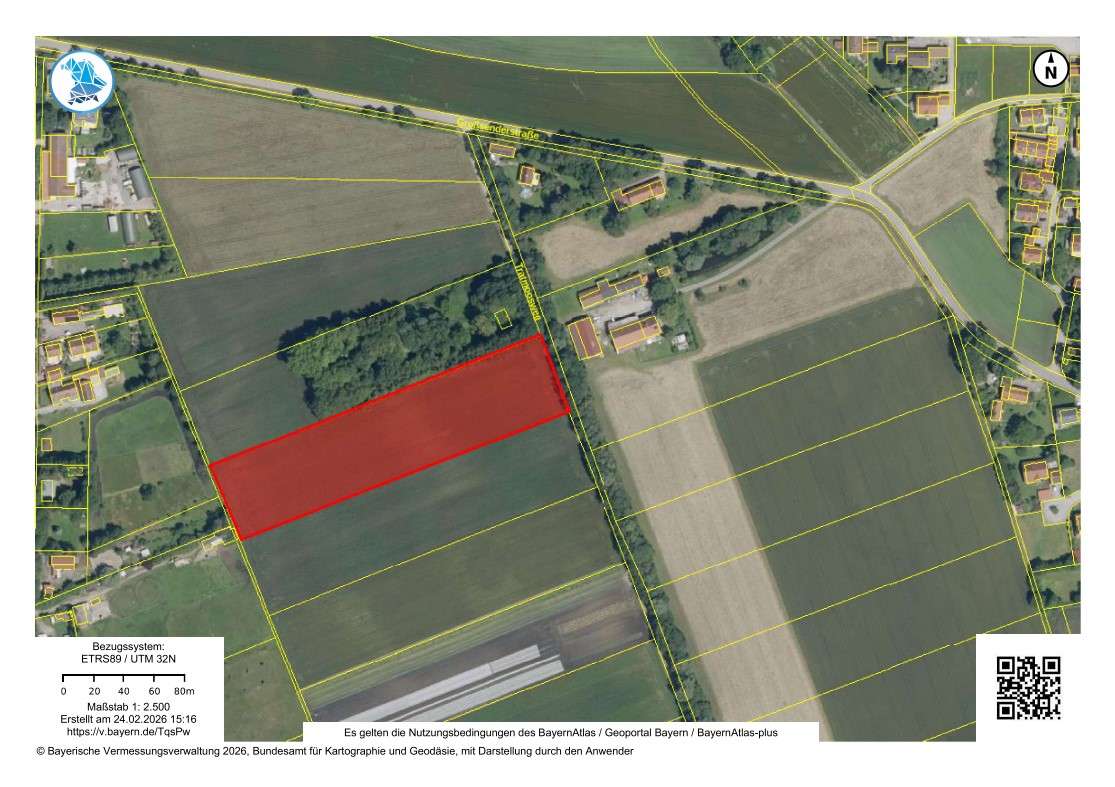 Thumbnail-Grundstück zu verkaufen in Finsing 263.000,00 € 12510 m²