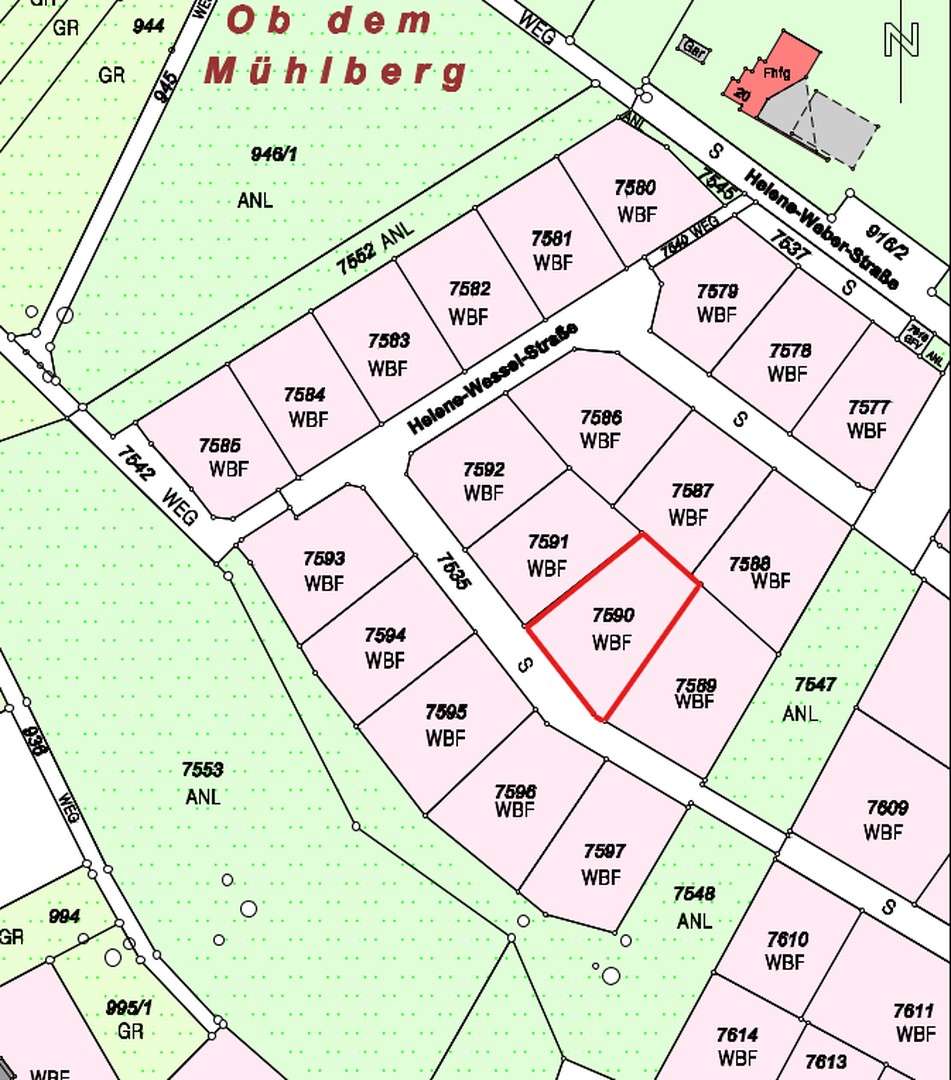 Thumbnail-Grundstück zu verkaufen in Heilbronn-Biberach 299.000,00 € 563 m²