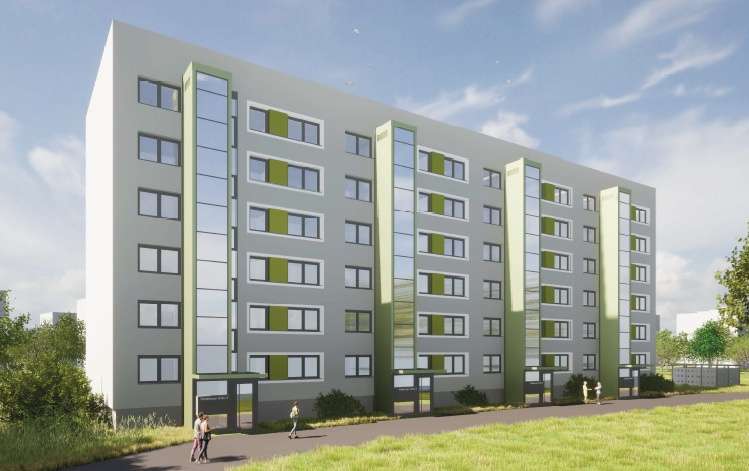 Thumbnail-Wohnung zum Mieten in Limbach-Oberfrohna 427,00 € 57.5 m²