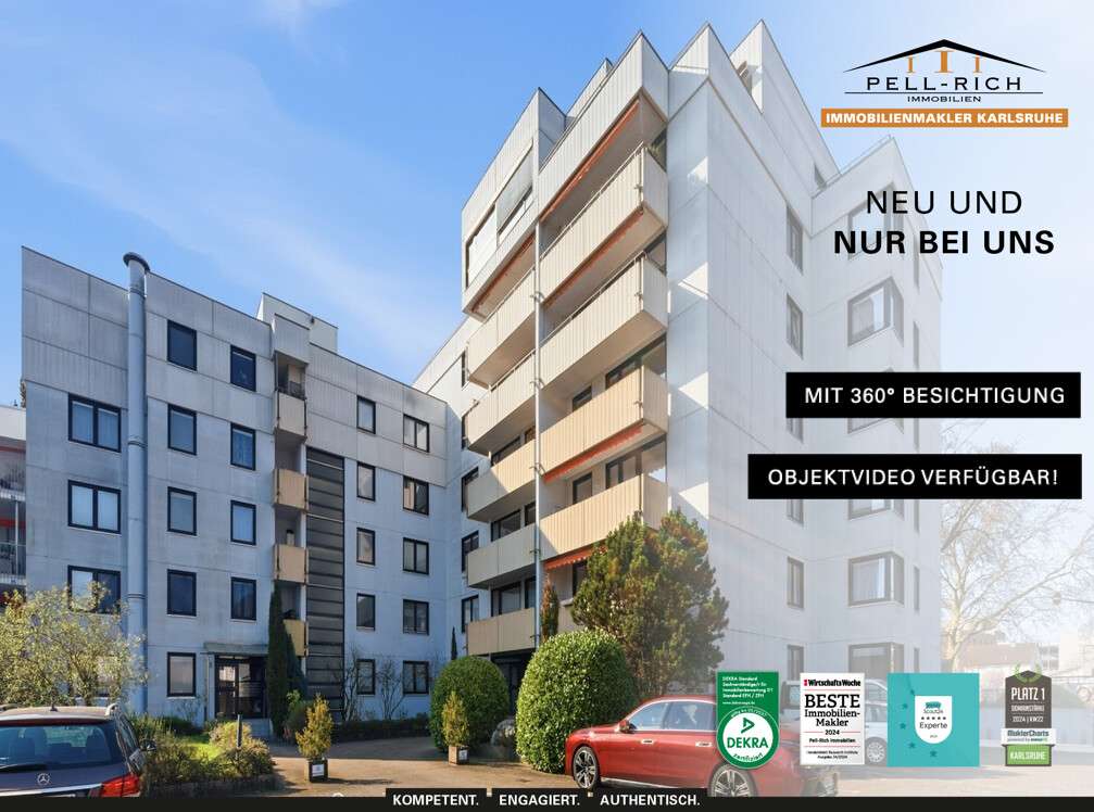 Thumbnail-Wohnung zum Kaufen in Karlsruhe 150.000,00 € 41.46 m²