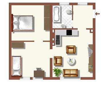 Thumbnail-Wohnung zum Mieten in Duisburg 509,00 € 55.42 m²