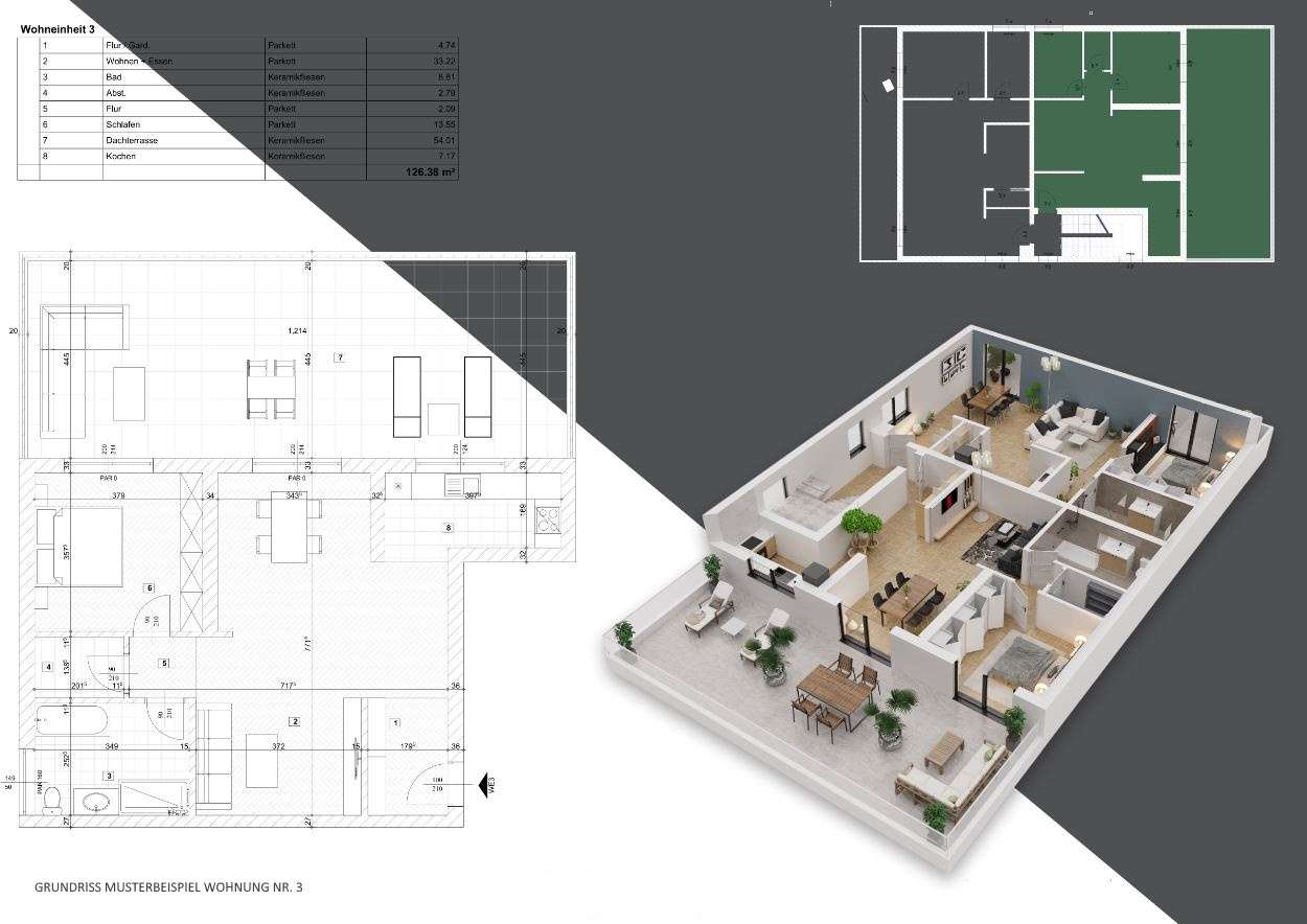 Thumbnail-Wohnung zum Mieten in Ubstadt Weiher 1.133,00 € 103 m²