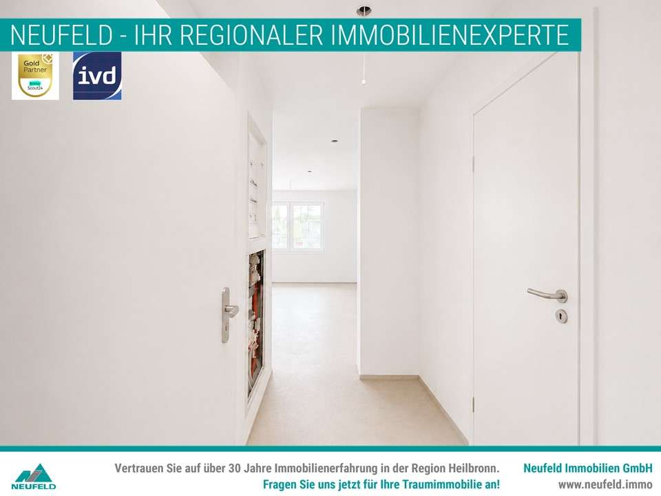 Thumbnail-Wohnung zum Mieten in Oedheim 949,00 € 57.41 m²