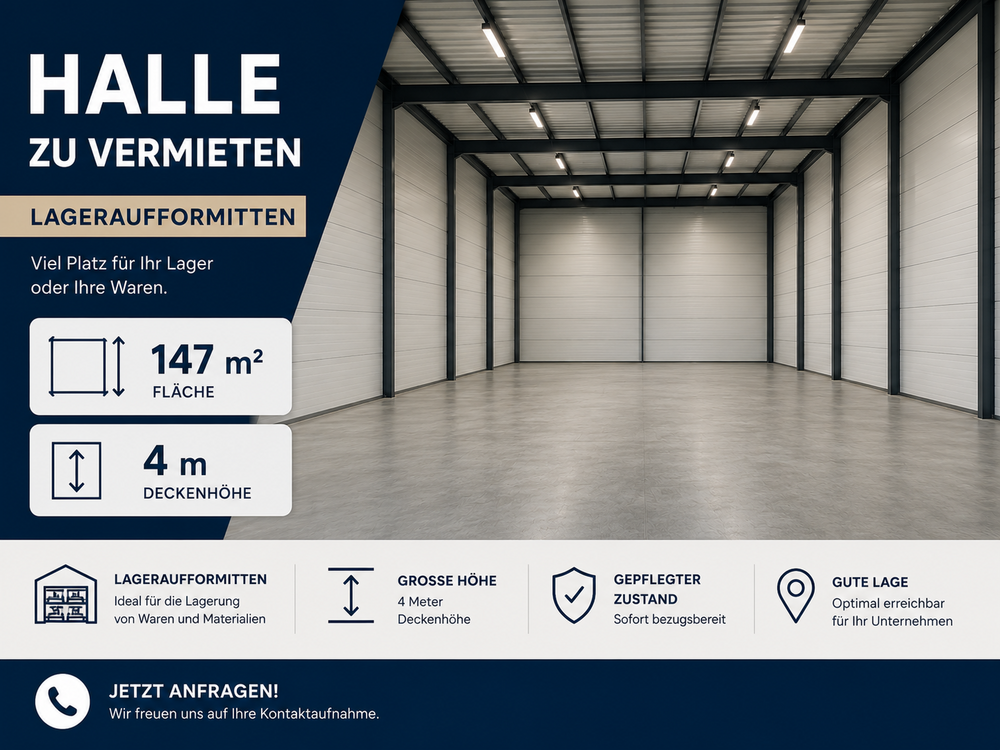 Thumbnail-Halle in Überlingen 1.500,00 € 147 m²