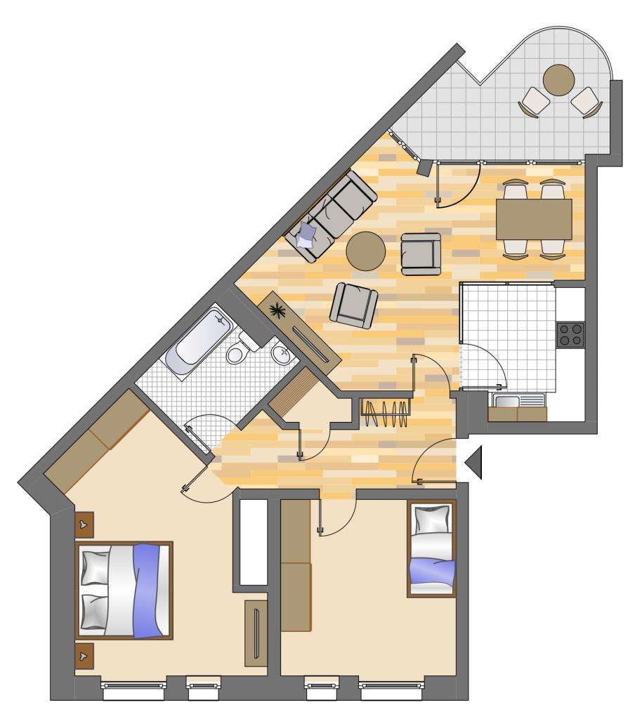 Thumbnail-Wohnung zum Mieten in Dortmund 490,95 € 76.61 m²