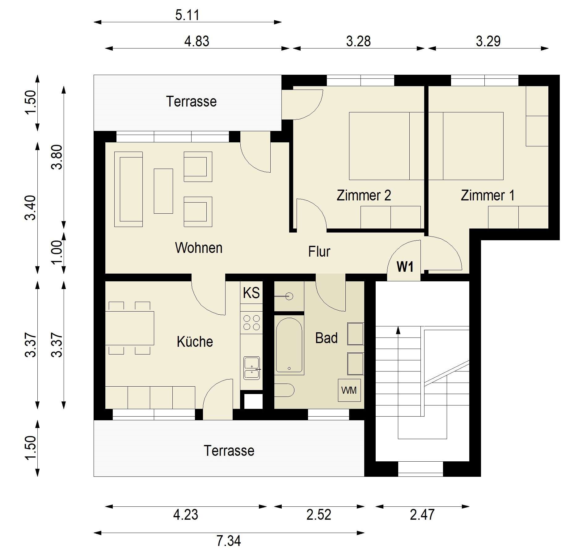 Thumbnail-Wohnung zum Kaufen in Berlin 559.000,00 € 82.37 m²