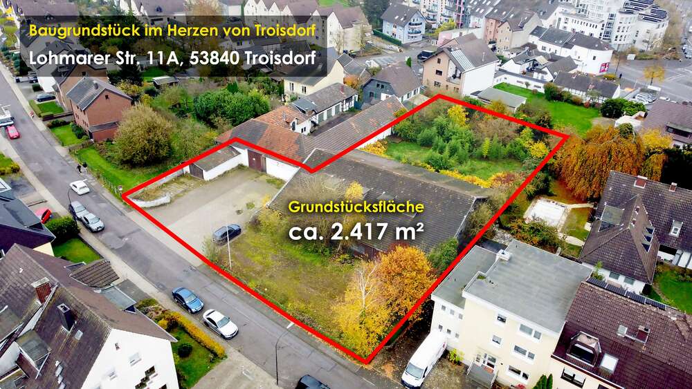 Thumbnail-Grundstück zu verkaufen in Troisdorf-Mitte 1.950.000,00 € 2417 m²