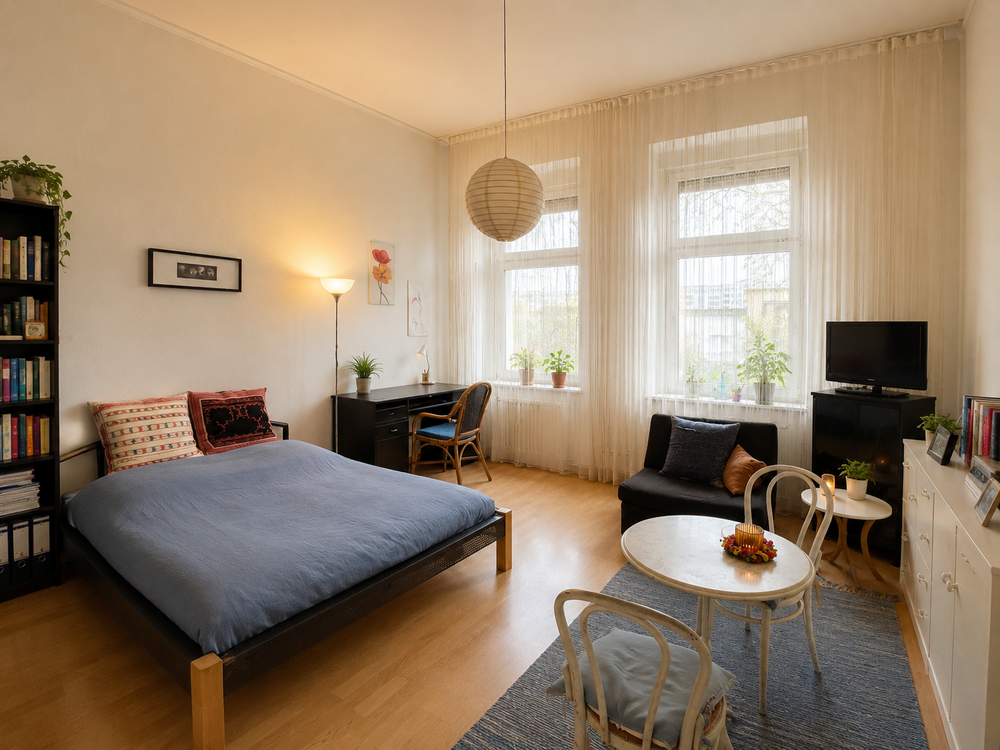 Thumbnail-Wohnung zum Kaufen in Düsseldorf 149.000,00 € 37.67 m²