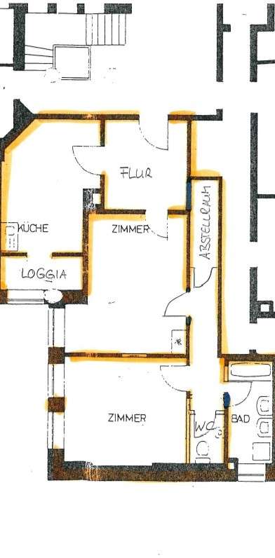 Thumbnail-Wohnung zum Mieten in Stuttgart 1.144,00 € 79 m²