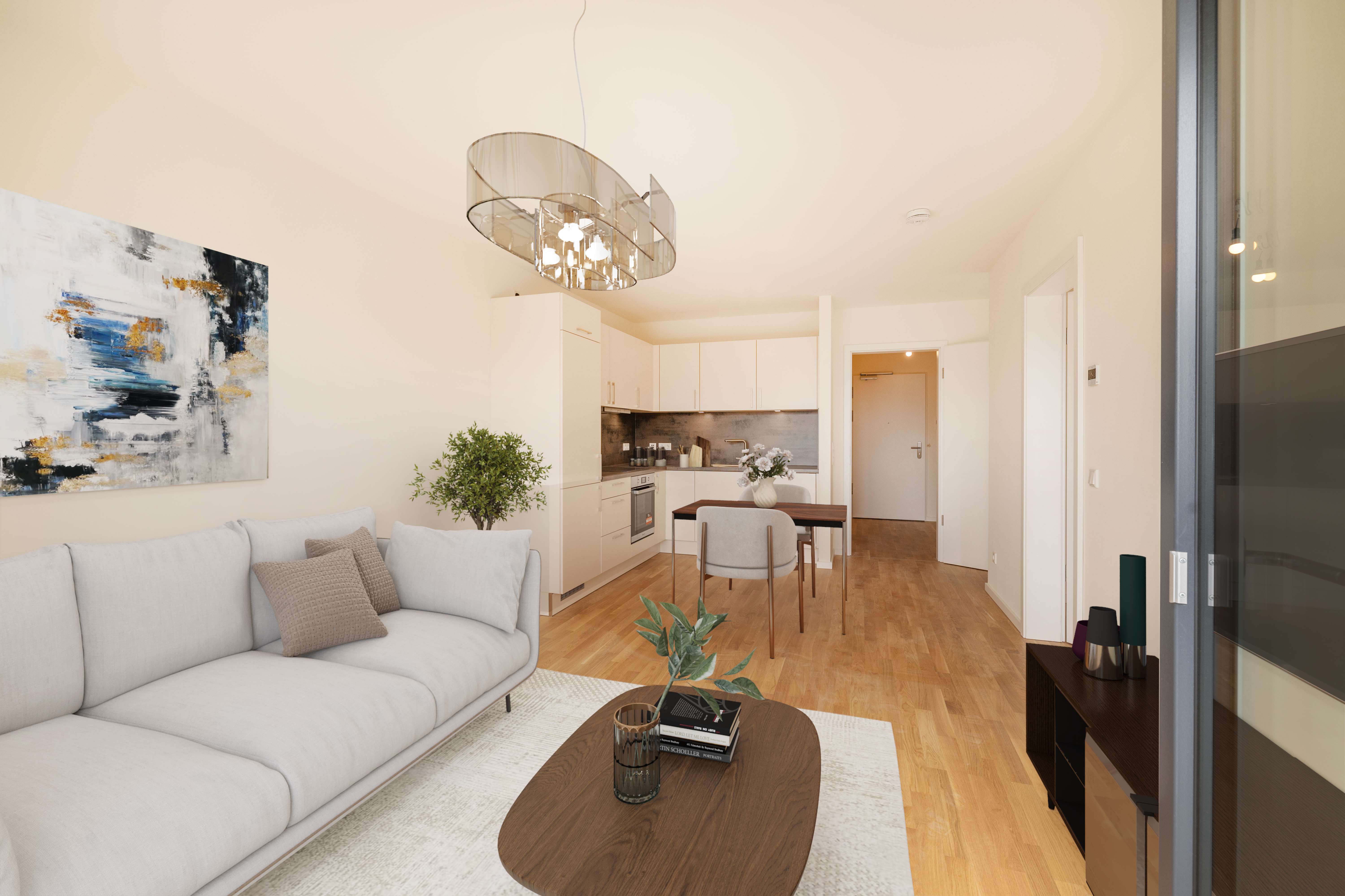 Thumbnail-Wohnung zum Mieten in Rostock 718,40 € 56.1 m²