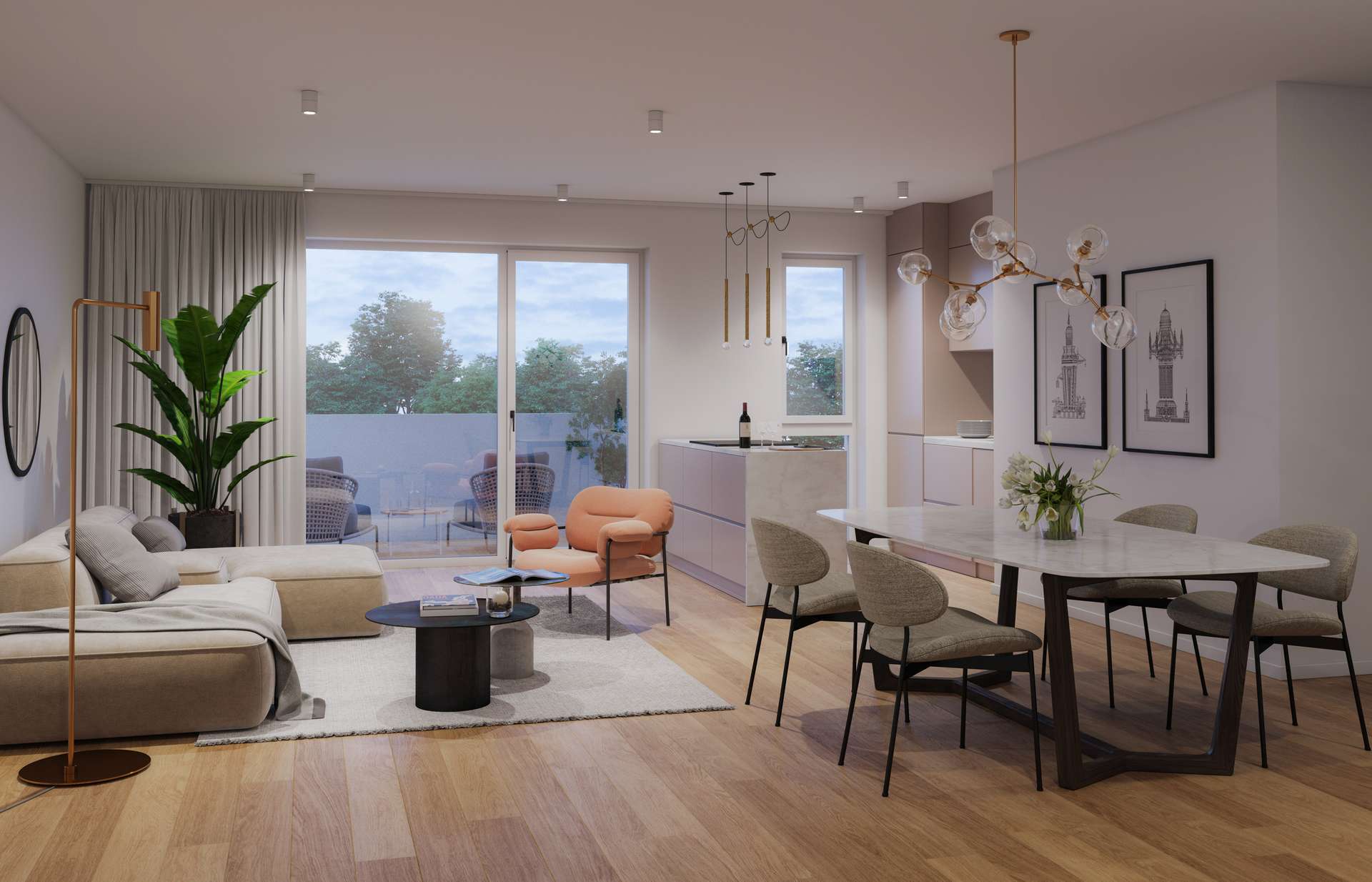 Thumbnail-Wohnung zum Kaufen in Leipzig 390.000,00 € 72.2 m²