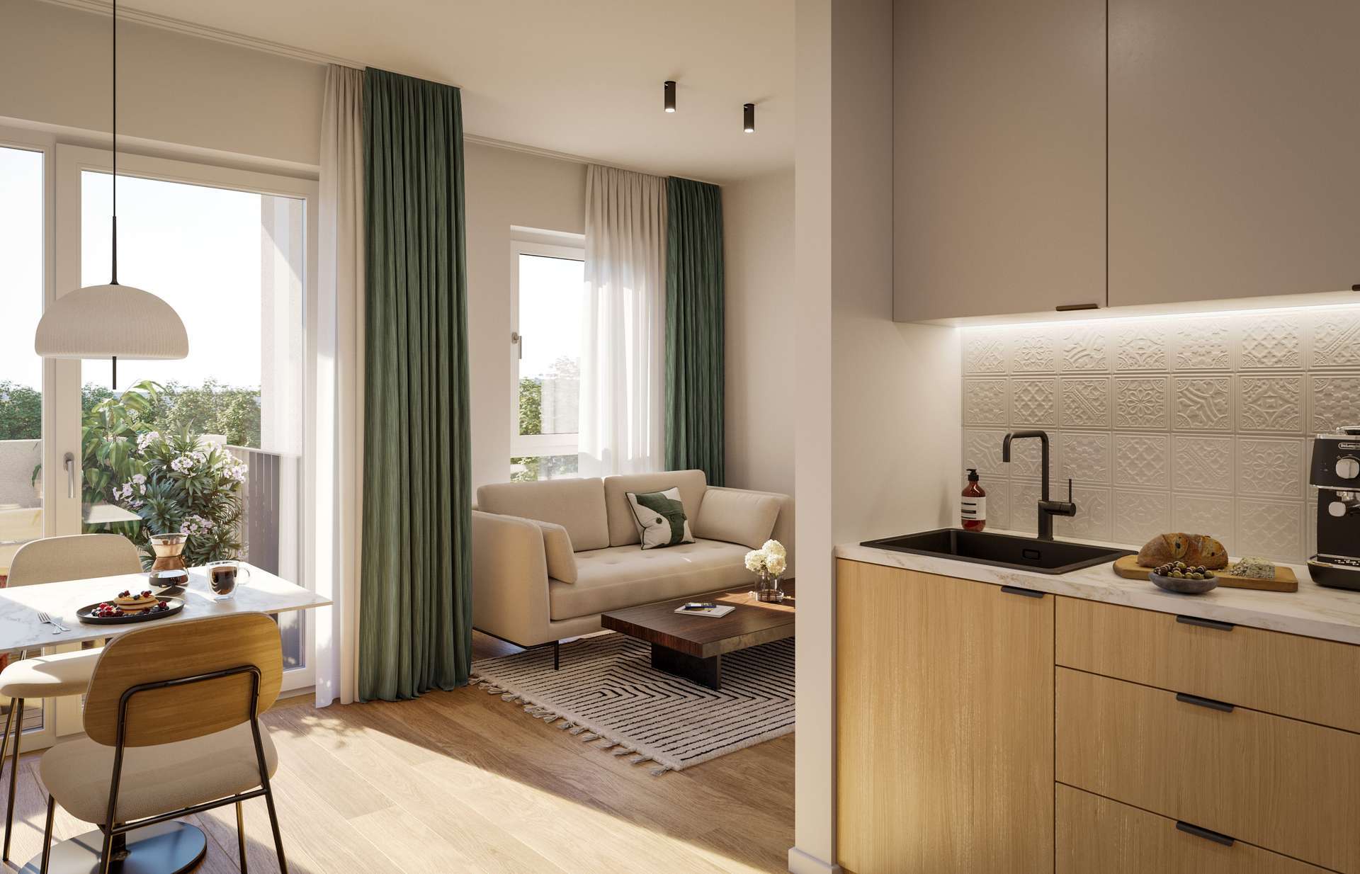 Thumbnail-Wohnung zum Kaufen in Leipzig 250.000,00 € 44.3 m²