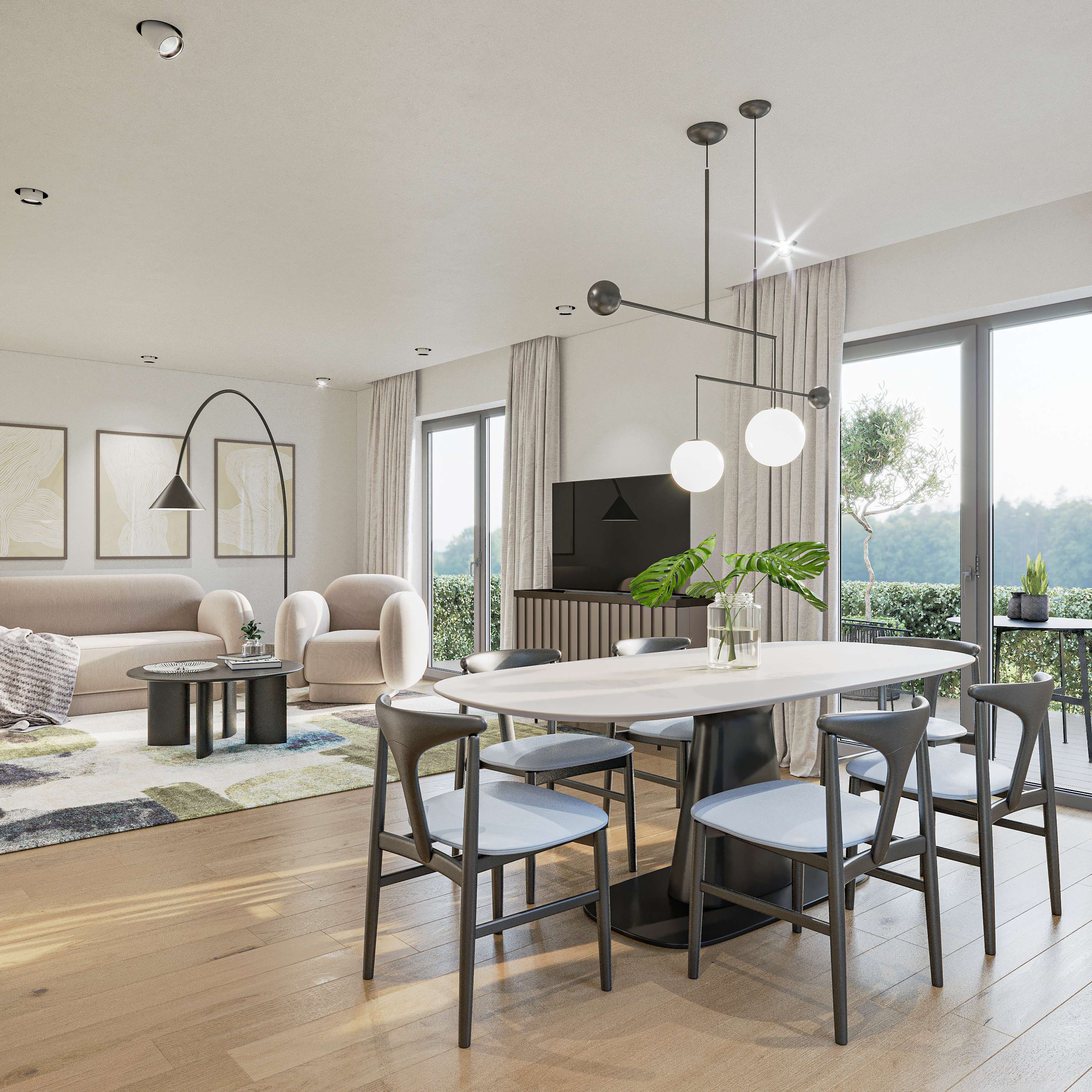 Thumbnail-Wohnung zum Kaufen in Petershausen 599.900,00 € 118 m²