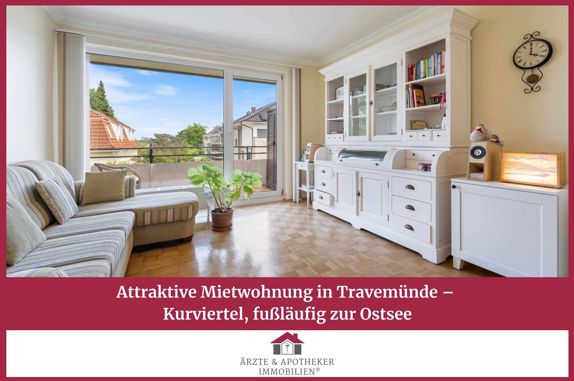Thumbnail-Wohnung zum Mieten in Lübeck Travemünde 950,00 € 54.28 m²