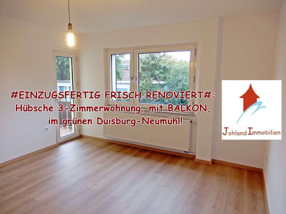 Thumbnail-Wohnung zum Mieten in Duisburg 395,00 € 58.27 m²