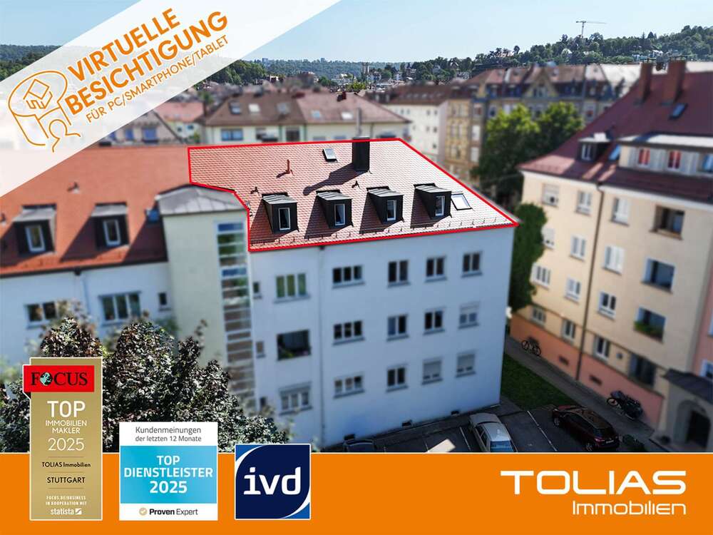 Thumbnail-Wohnung zum Kaufen in Stuttgart 595.000,00 € 108.23 m²