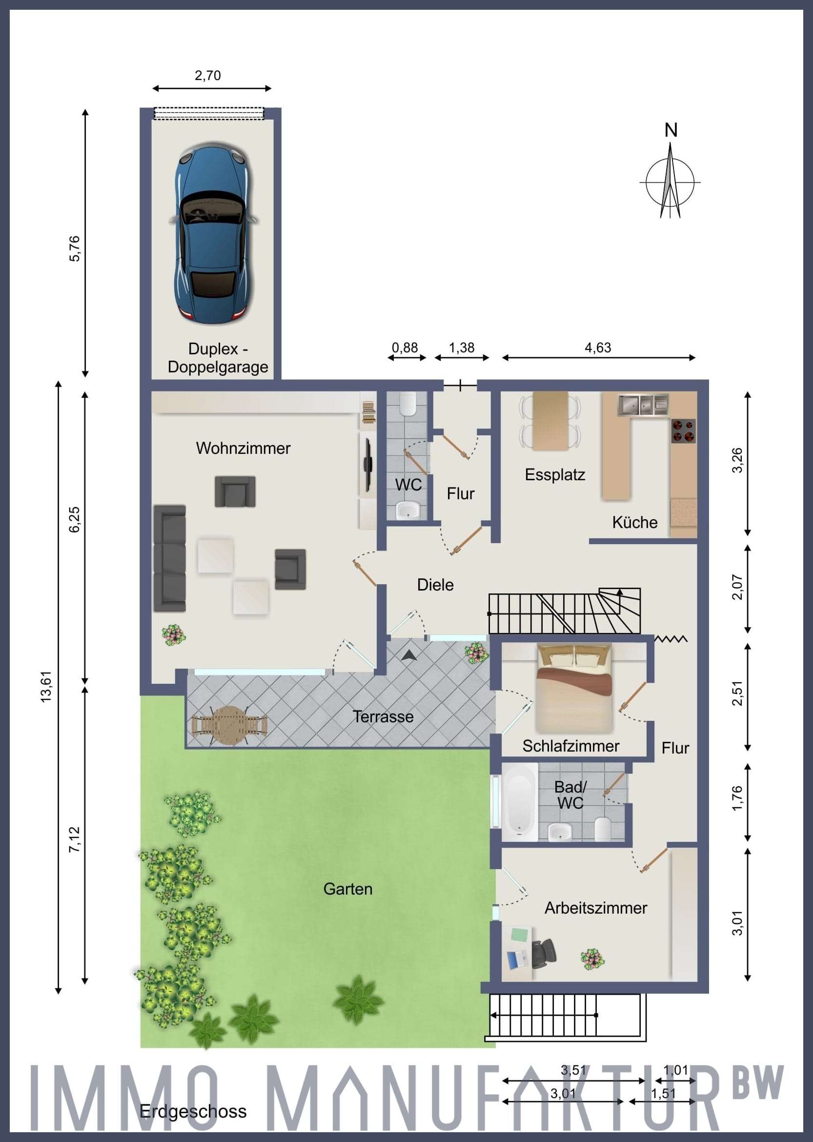 Thumbnail-Haus zum Kaufen in Leinfelden-Echterdingen 559.000,00 € 122 m²