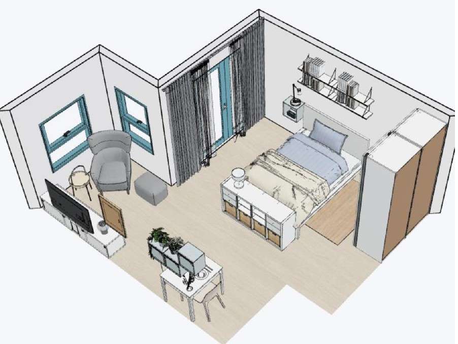 Thumbnail-Wohnung zum Kaufen in Großbeeren 134.500,00 € 35.22 m²