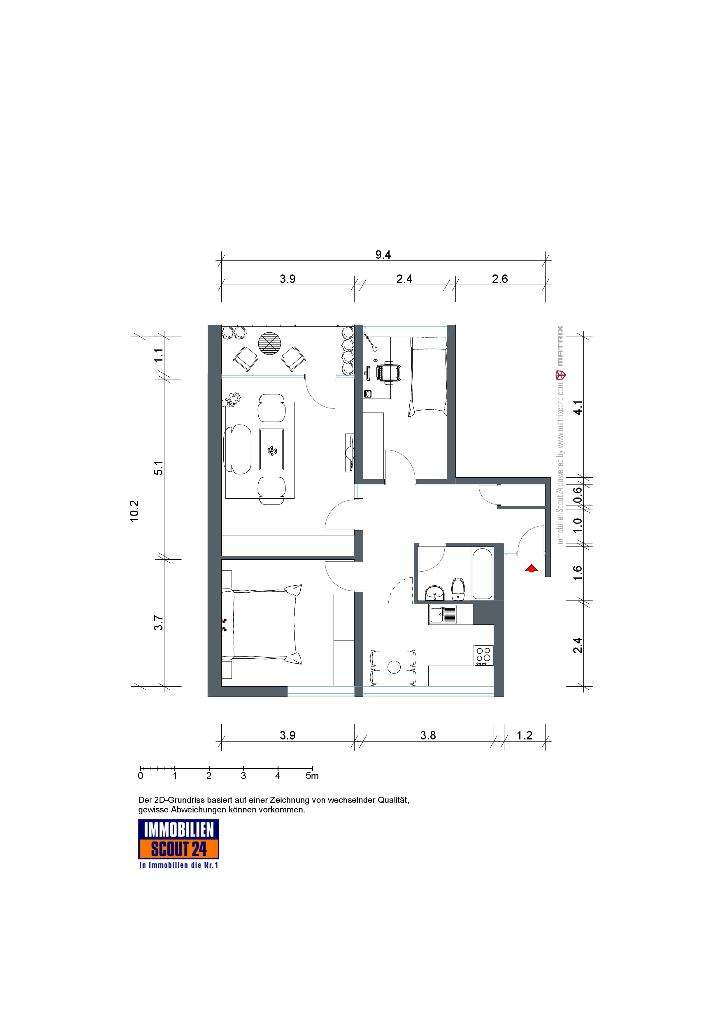 Thumbnail-Wohnung zum Mieten in Kreuztal 379,00 € 75 m²