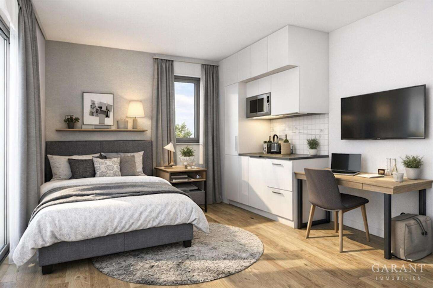 Thumbnail-Wohnung zum Kaufen in Augsburg 190.000,00 € 29 m²