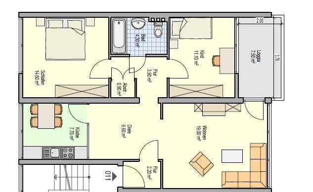 Thumbnail-Wohnung zum Mieten in Hamm 560,00 € 75.5 m²