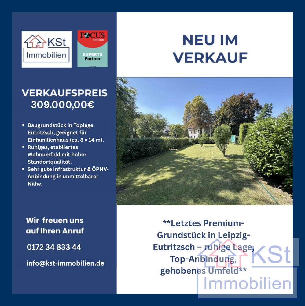 Thumbnail-Grundstück zu verkaufen in Leipzig Eutritzsch 309.000,00 € 388 m²