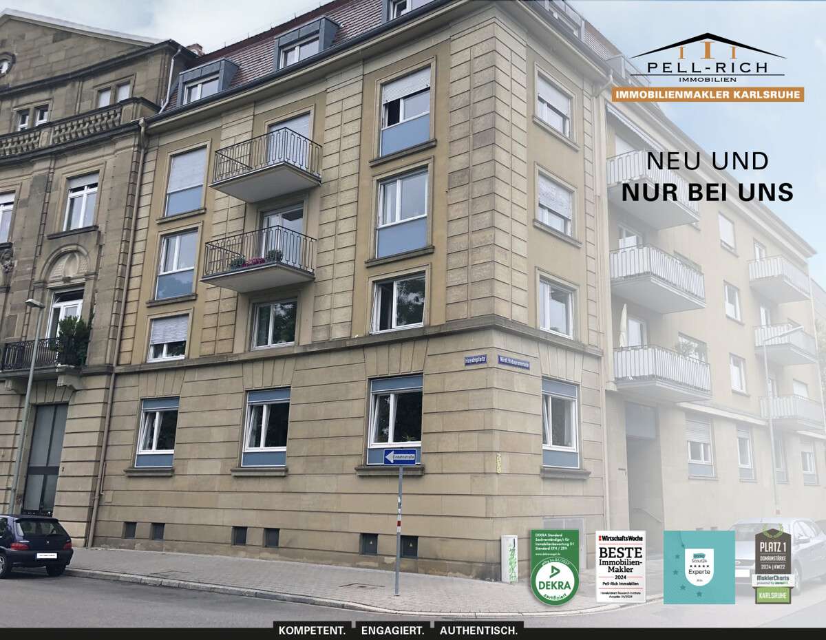 Thumbnail-Wohnung zum Mieten in Karlsruhe 490,00 € 14.88 m²