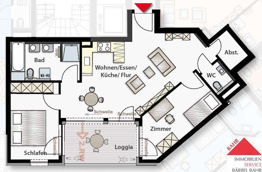 Thumbnail-Wohnung zum Mieten in Sindelfingen 1.270,00 € 69.05 m²