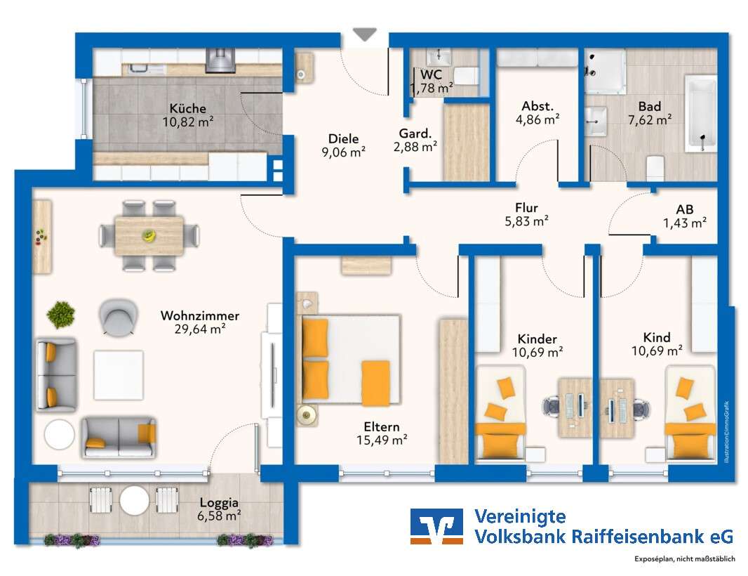 Thumbnail-Wohnung zum Kaufen in Trier 269.000,00 € 109.08 m²