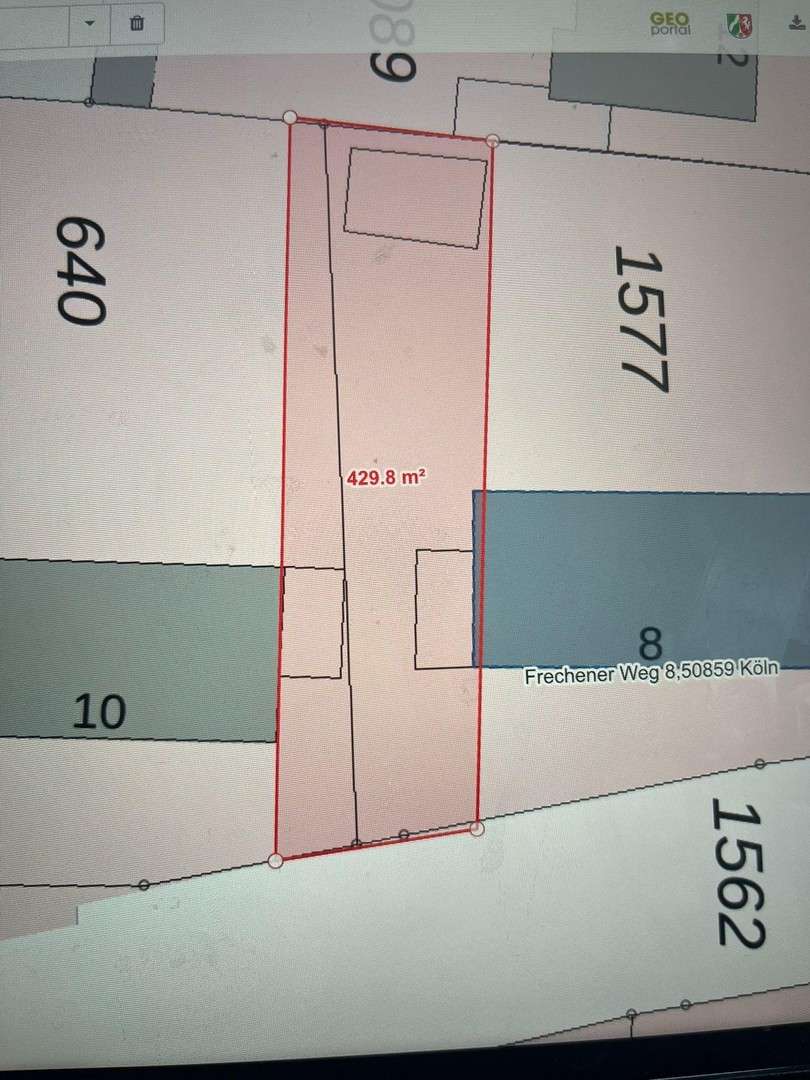 Thumbnail-Grundstück zu verkaufen in Köln 630.000,00 € 415 m²