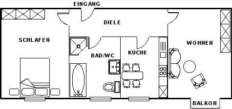 Thumbnail-Wohnung zum Mieten in Mitterteich 241,30 € 43.09 m²