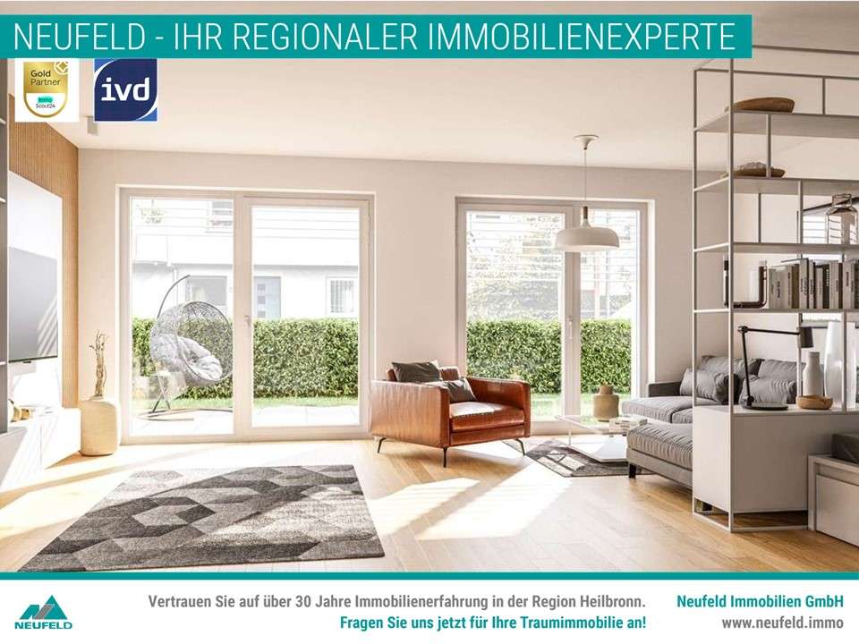 Thumbnail-Wohnung zum Mieten in Heilbronn 1.449,00 € 93.26 m²