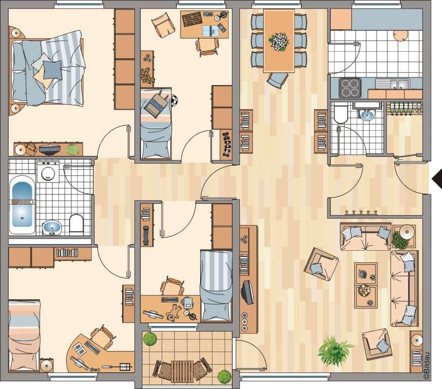 Thumbnail-Wohnung zum Mieten in Bonn 987,00 € 107.33 m²
