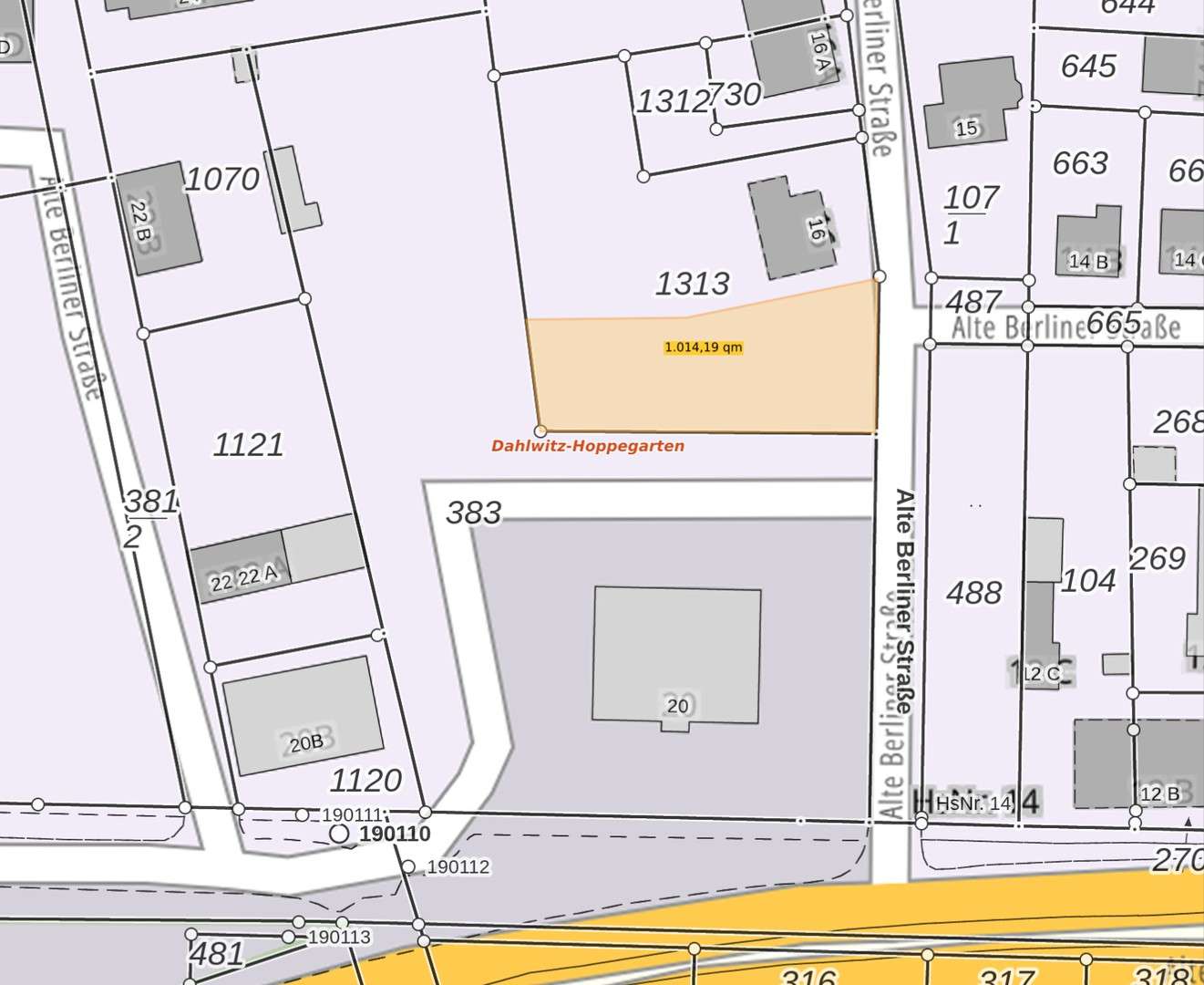Thumbnail-Grundstück in Hoppegarten 390.000,00 € 1000 m²