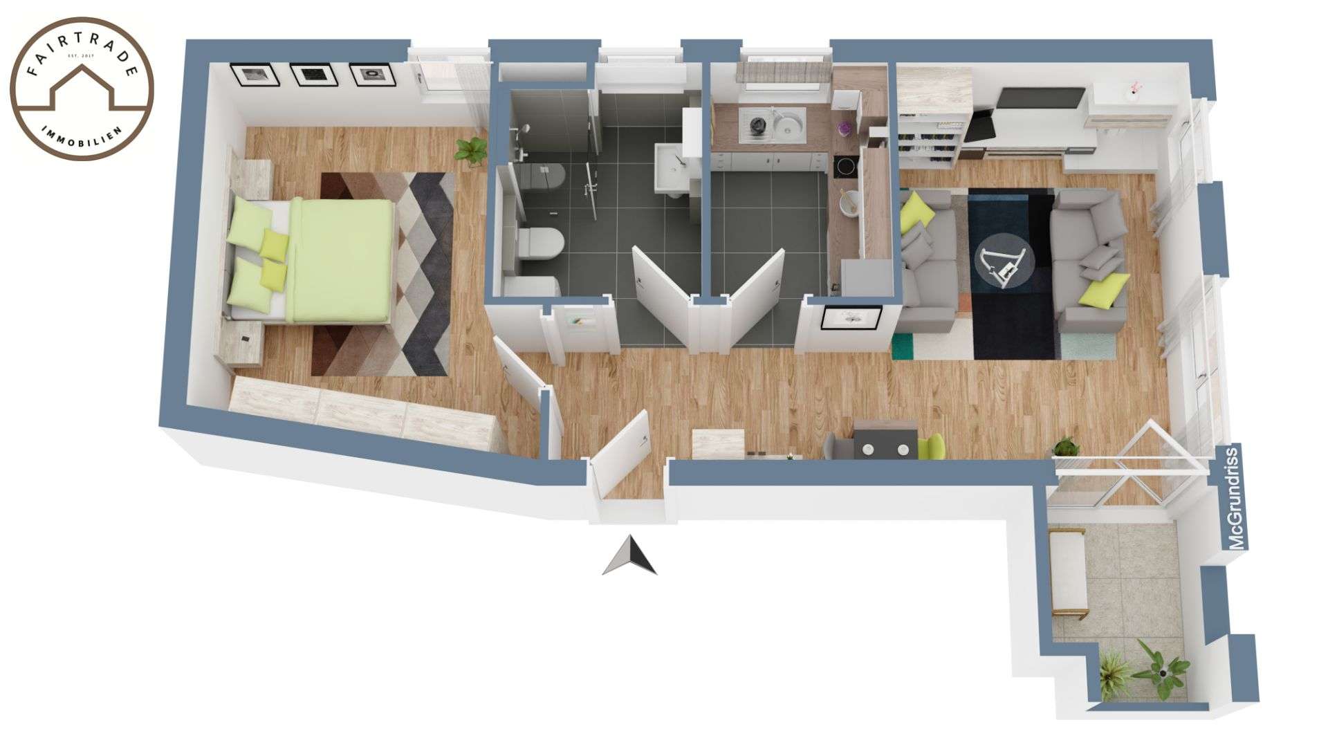 Thumbnail-Wohnung zum Kaufen in Heilbronn 155.000,00 € 55 m²
