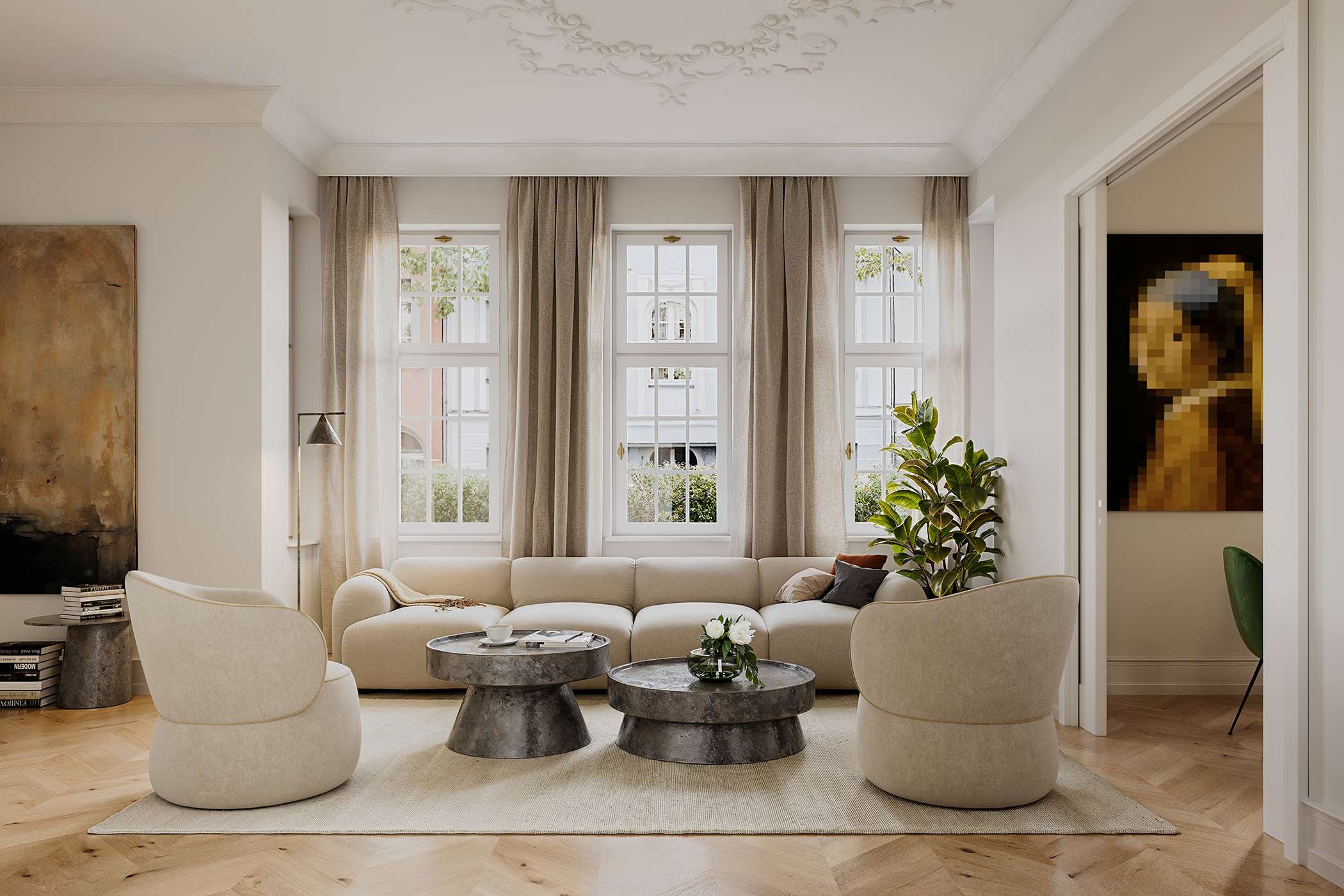 Thumbnail-Wohnung zum Kaufen in Düsseldorf - Oberkassel 1.838.000,00 € 123 m²