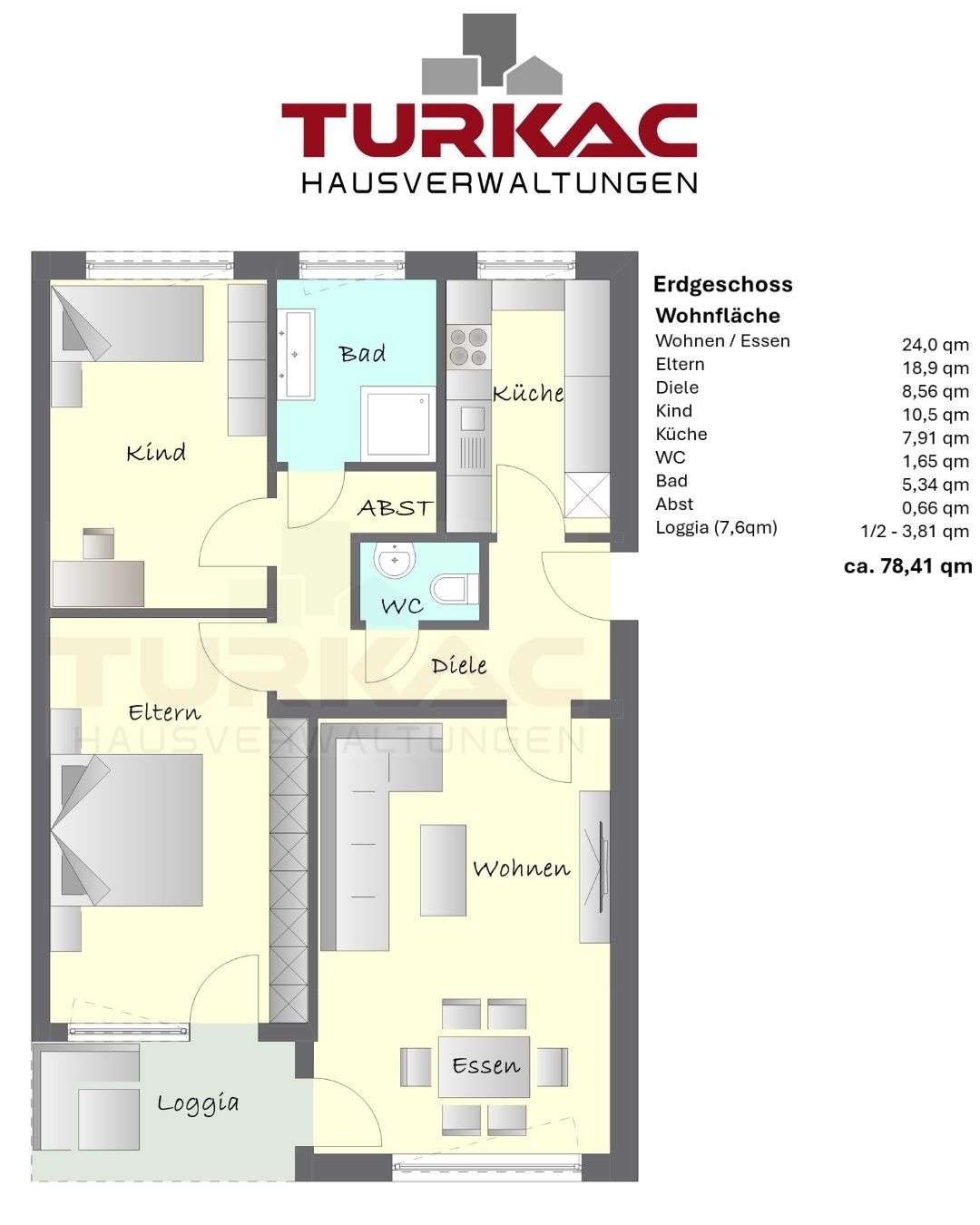 Thumbnail-Wohnung zum Kaufen in Waiblingen 265.000,00 € 74.6 m²