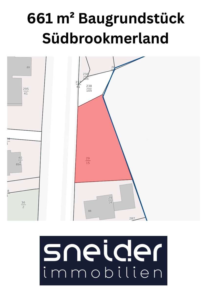 Thumbnail-Grundstück zu verkaufen in Südbrookmerland 59.900,00 € 661 m²